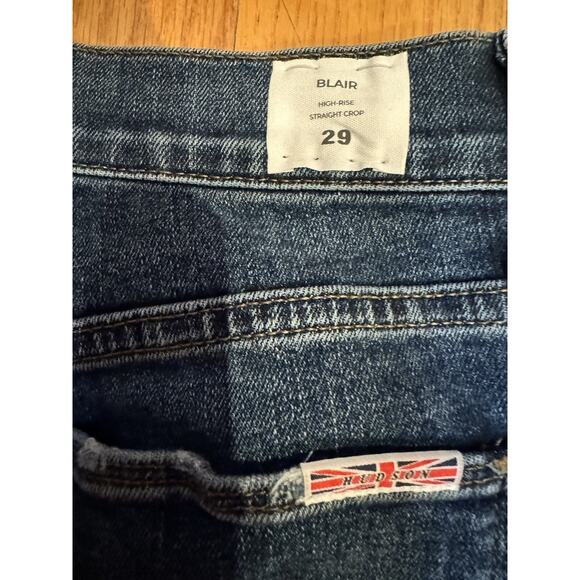Hudson Jeans Blair High-Rise Allure Straight Crop Jean Women's Size 29 $225.00 - Picture 3 of 9